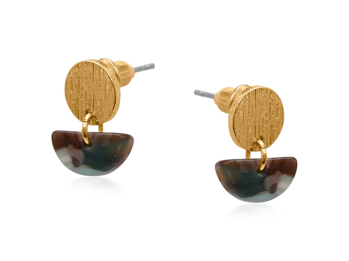 Alba Petite Resin Earrings