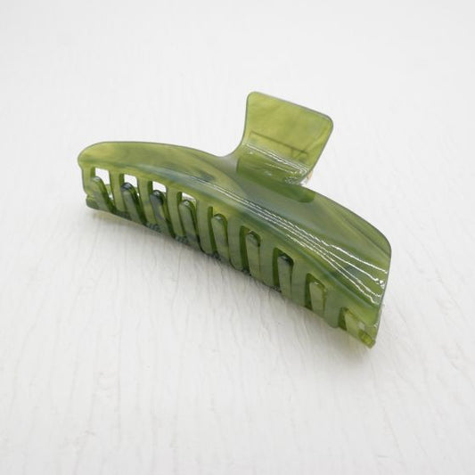 Olive Green Claw Clip