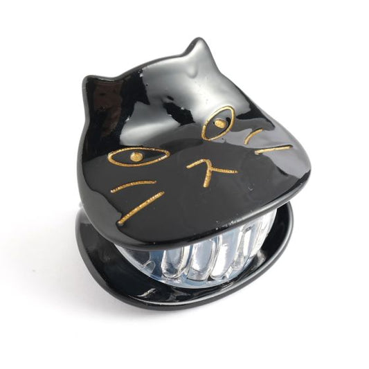 Black Cat Claw Clip