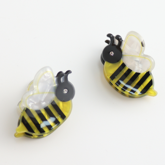 Mini Bumblebee Claw Clips