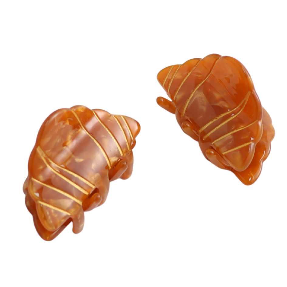 Mini Croissant Claw Clips