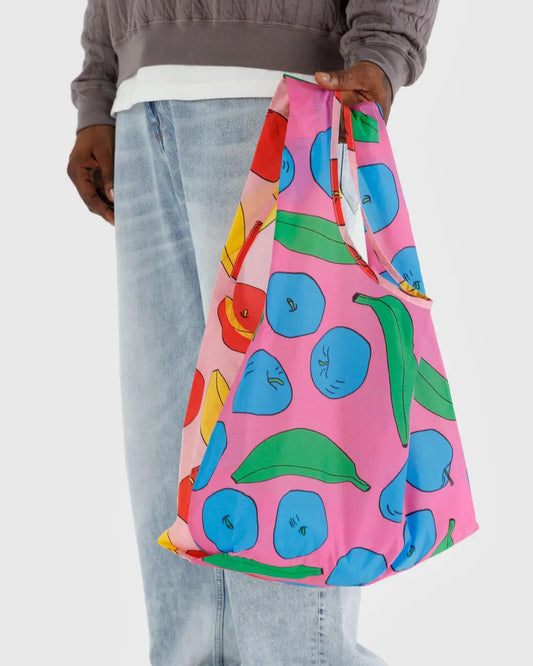 BAGGU Standard Reusable Bag - Apples & Bananas