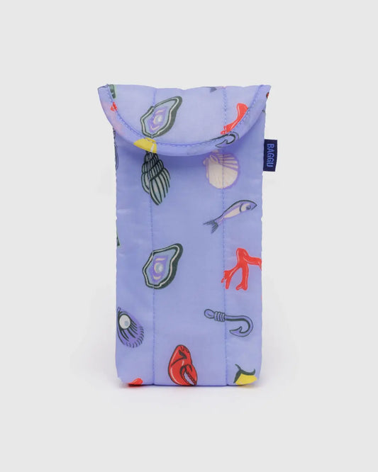 BAGGU Puffy Glasses Case - Sea Charms