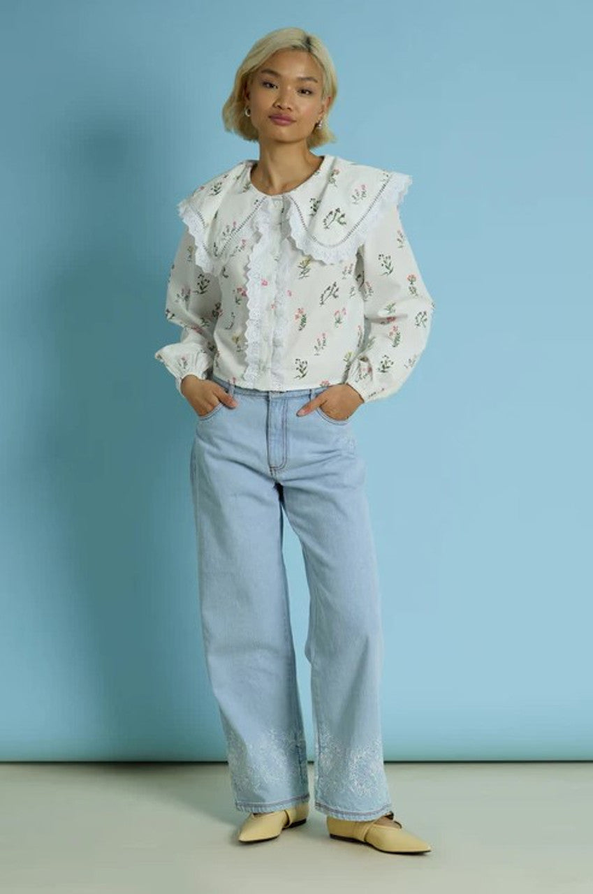 Neon Rose Mabel Floral Blouse
