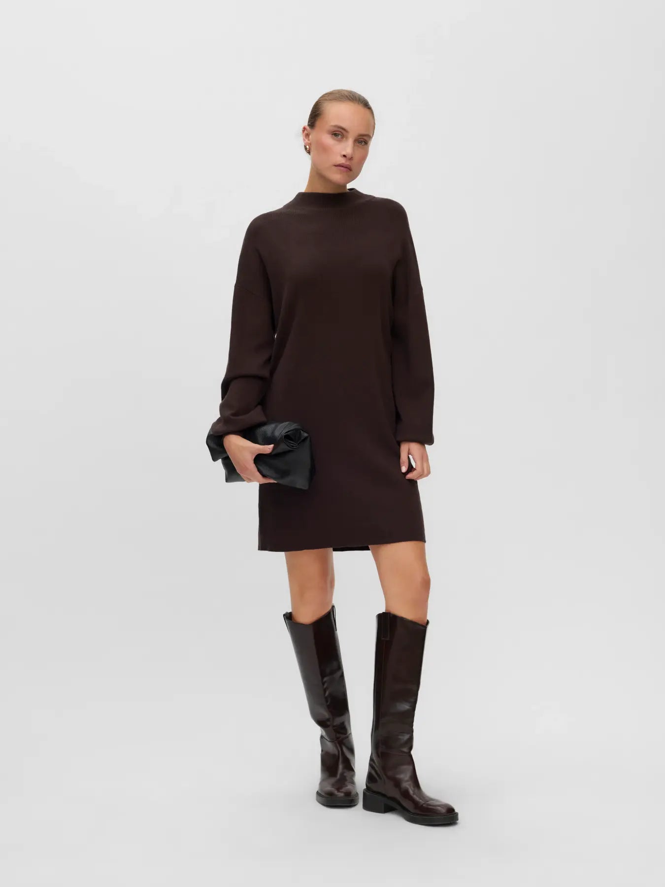 Vero Moda Nancy Jumper Dress in Chocolate