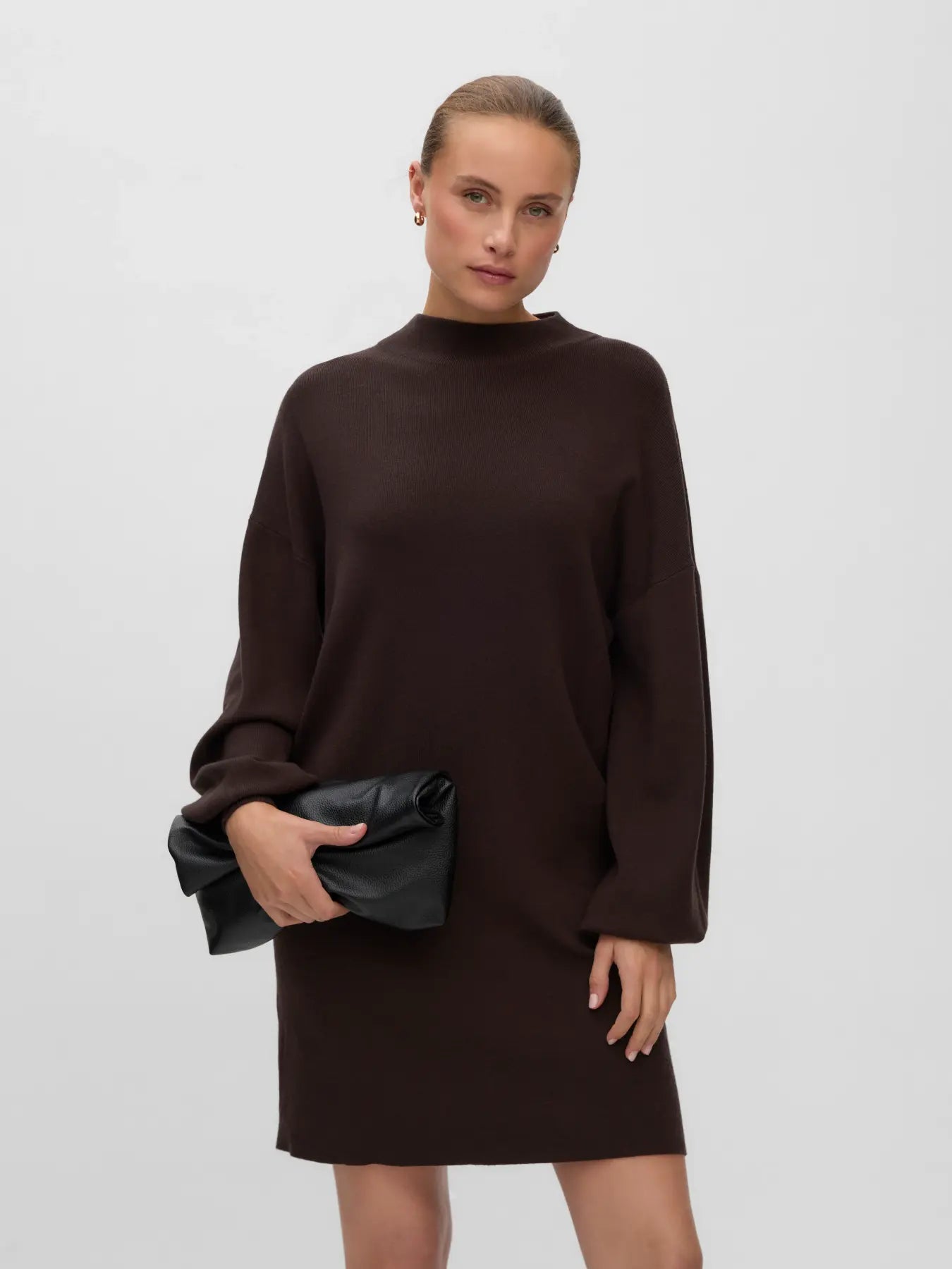 Vero Moda Nancy Jumper Dress in Chocolate