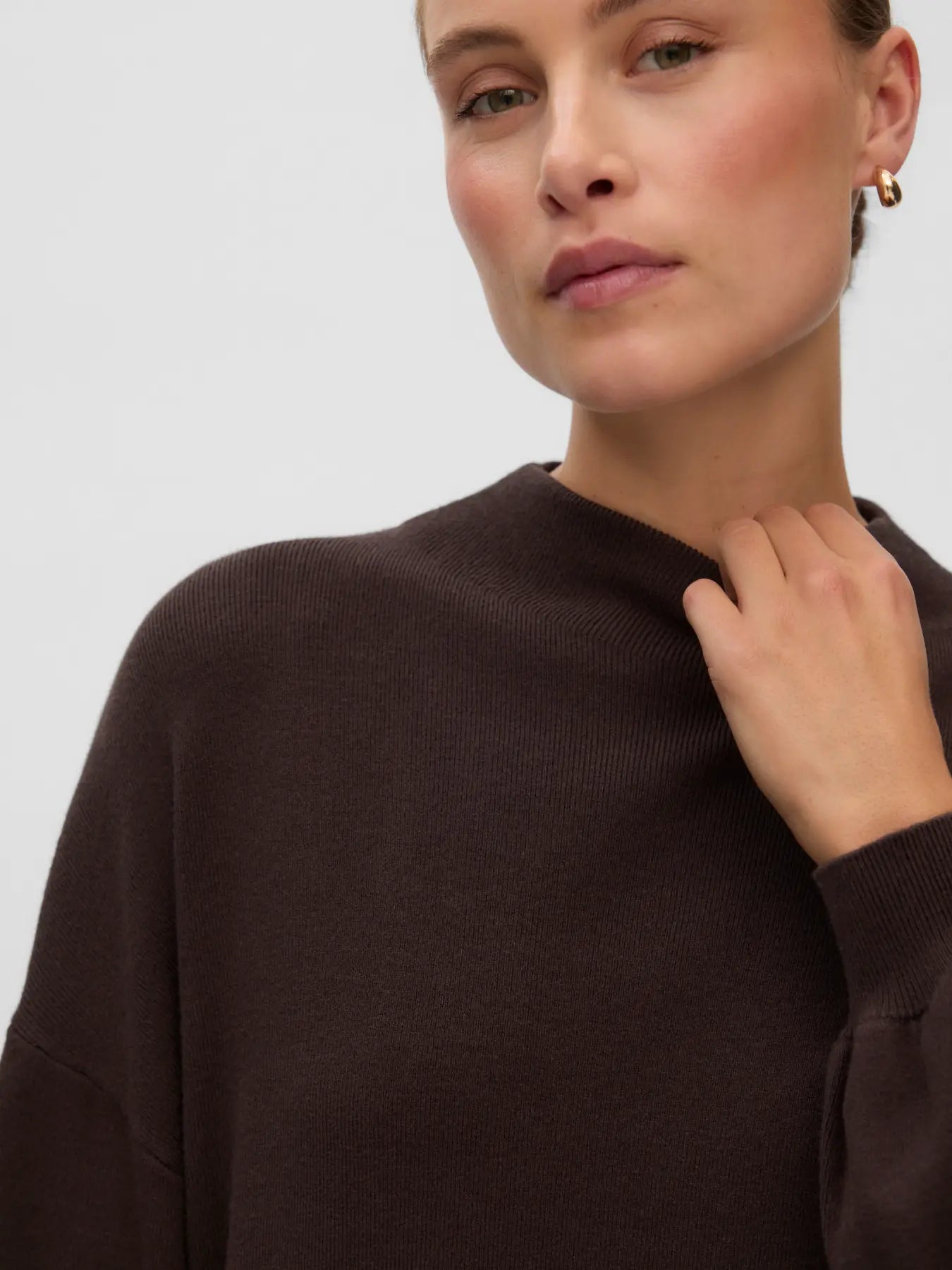 Vero Moda Nancy Jumper Dress in Chocolate