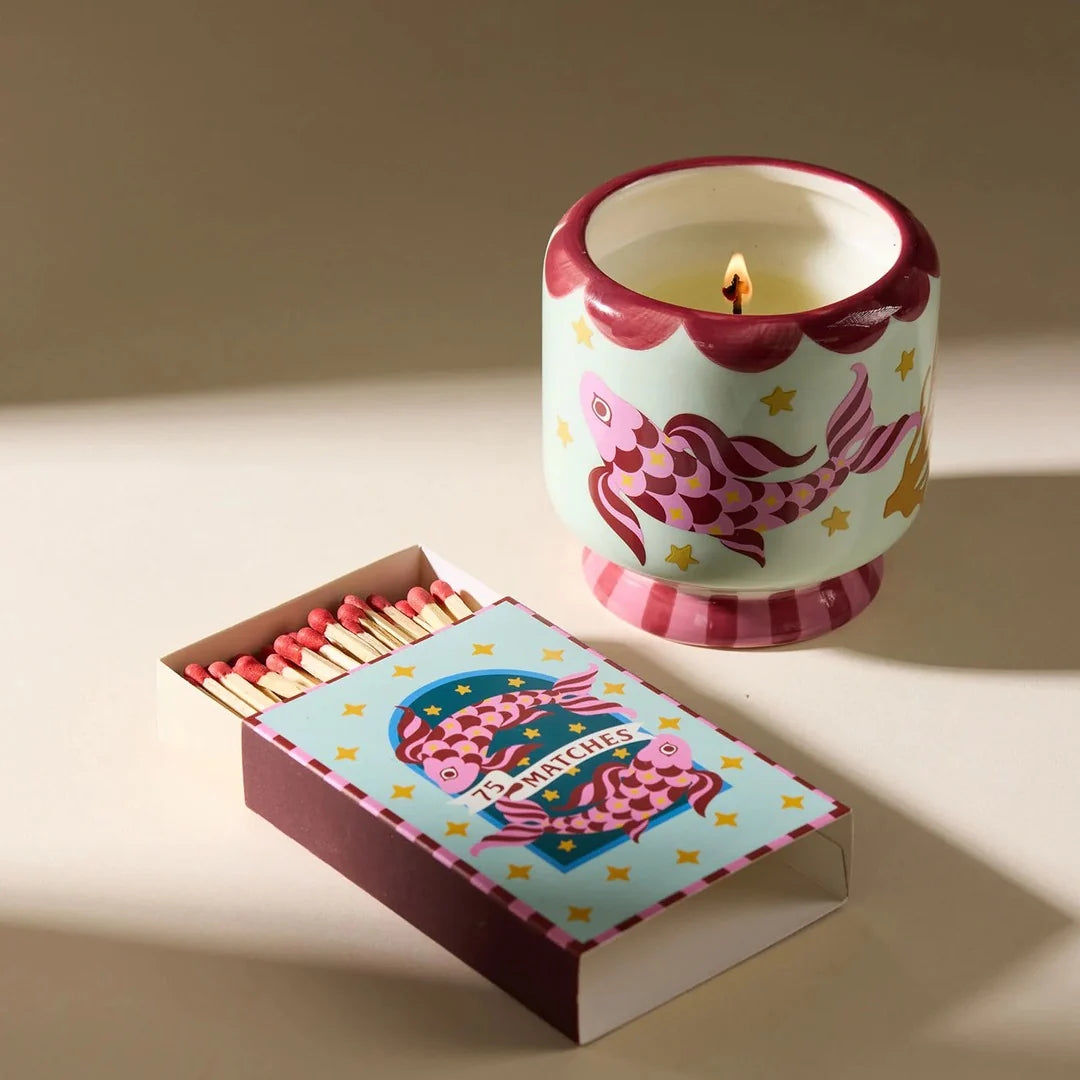 Paddywax Ocean Tide Koi Ceramic Soy Candle
