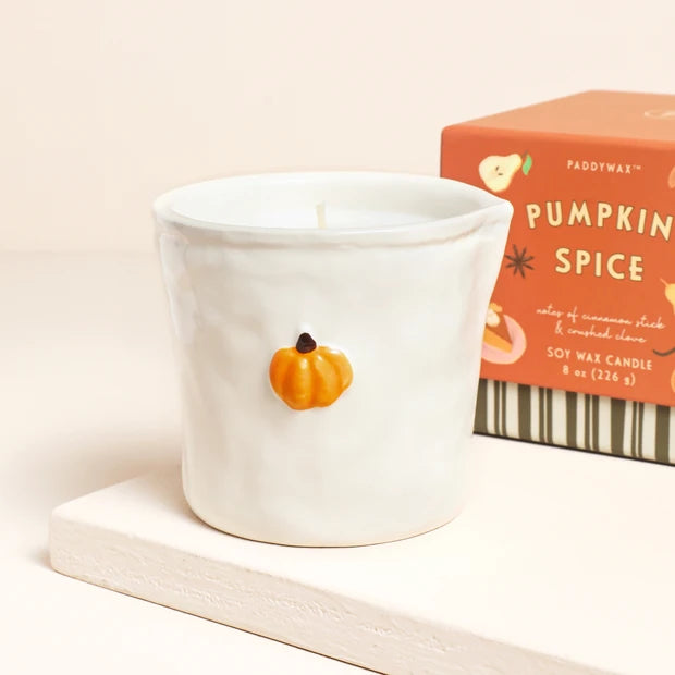 Paddywax Bistro Pumpkin Spice Ceramic Soy Candle