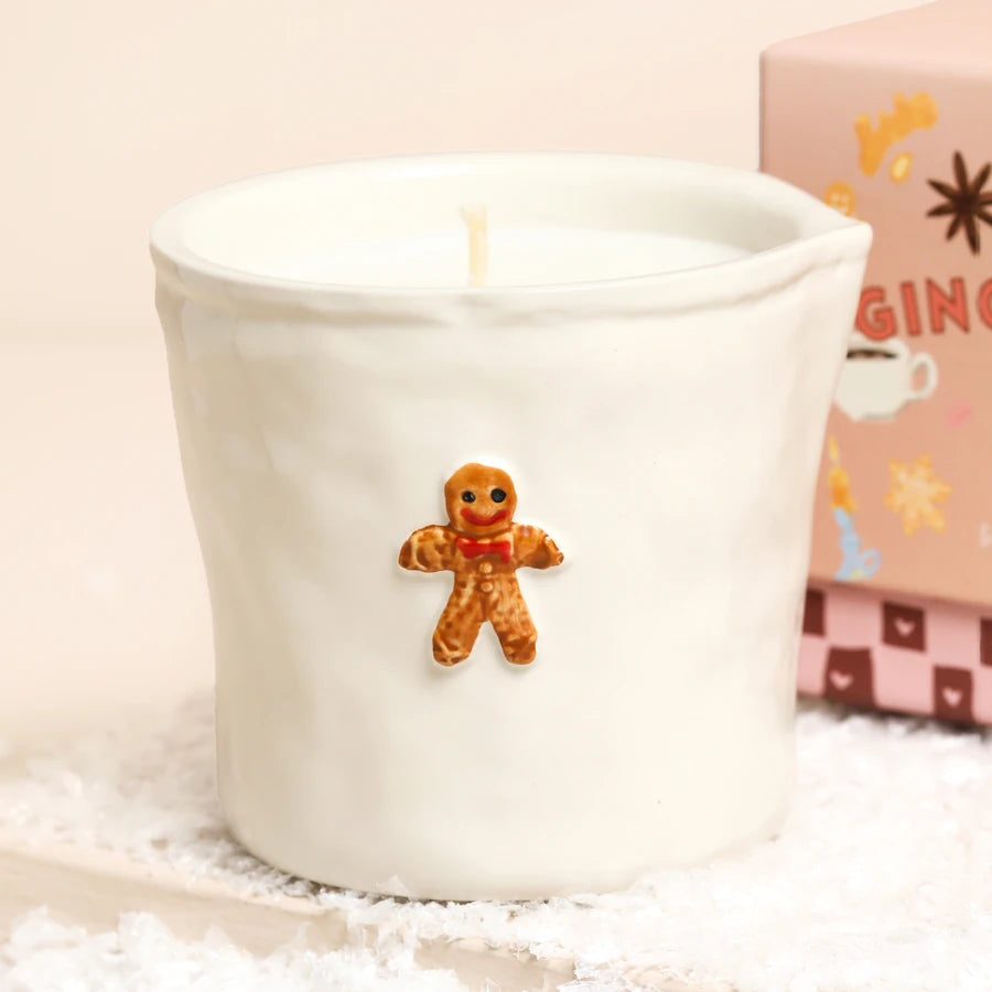 Paddywax Bistro Gingerbread Ceramic Soy Candle