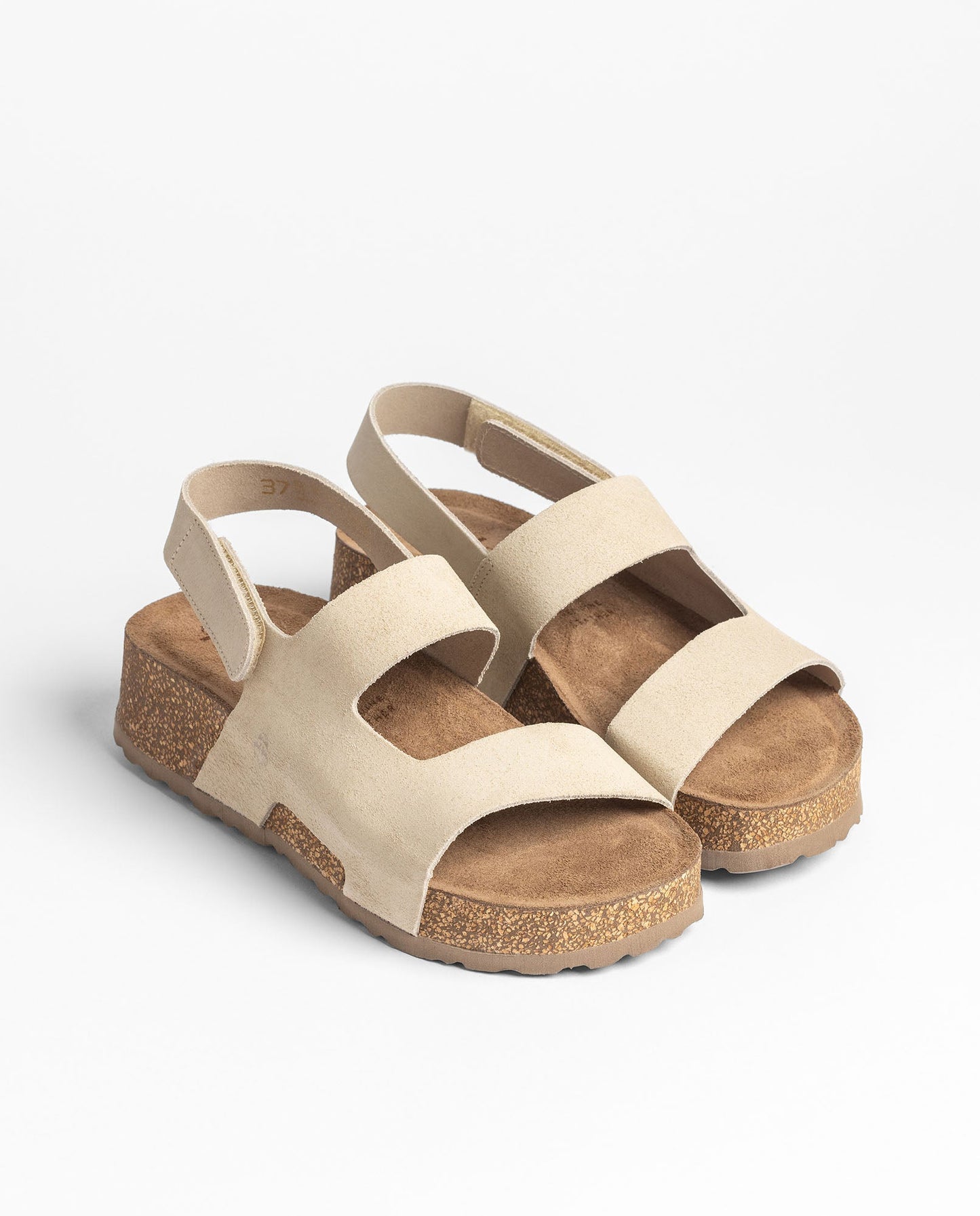 Yokono Wiwi Platform Sandals in Stone