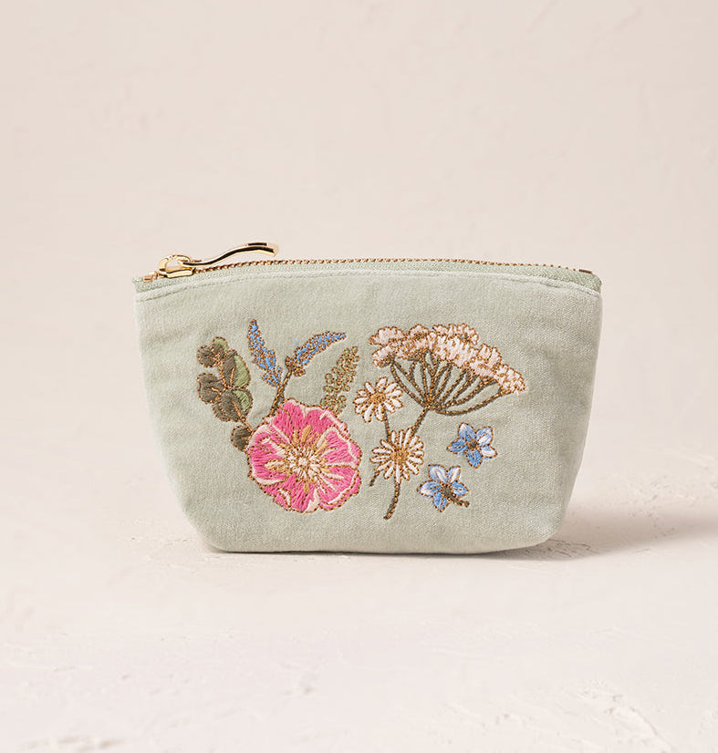 Pressed Flowers Coin Purse