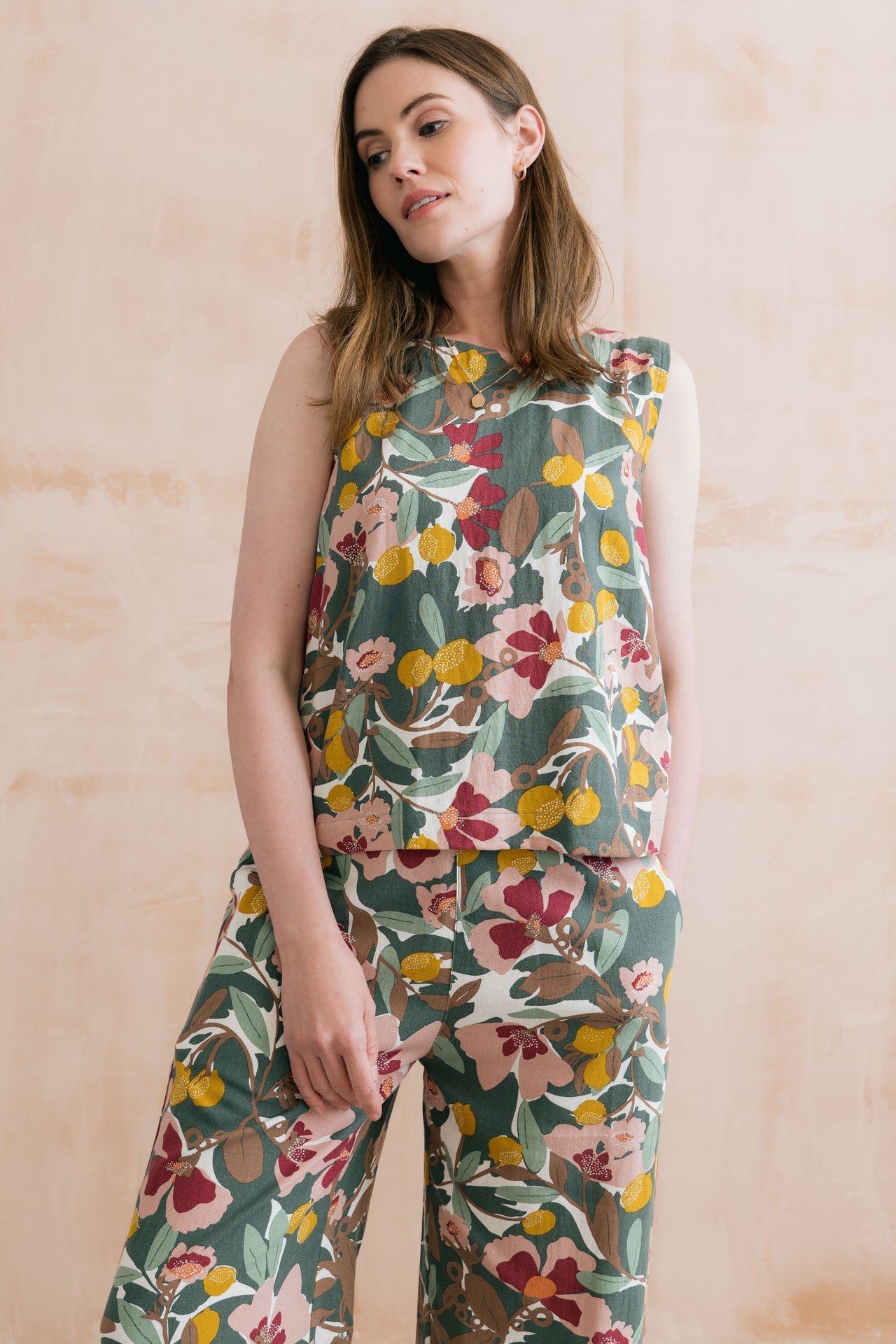 Lily & Me Cora Linen Blend Vest