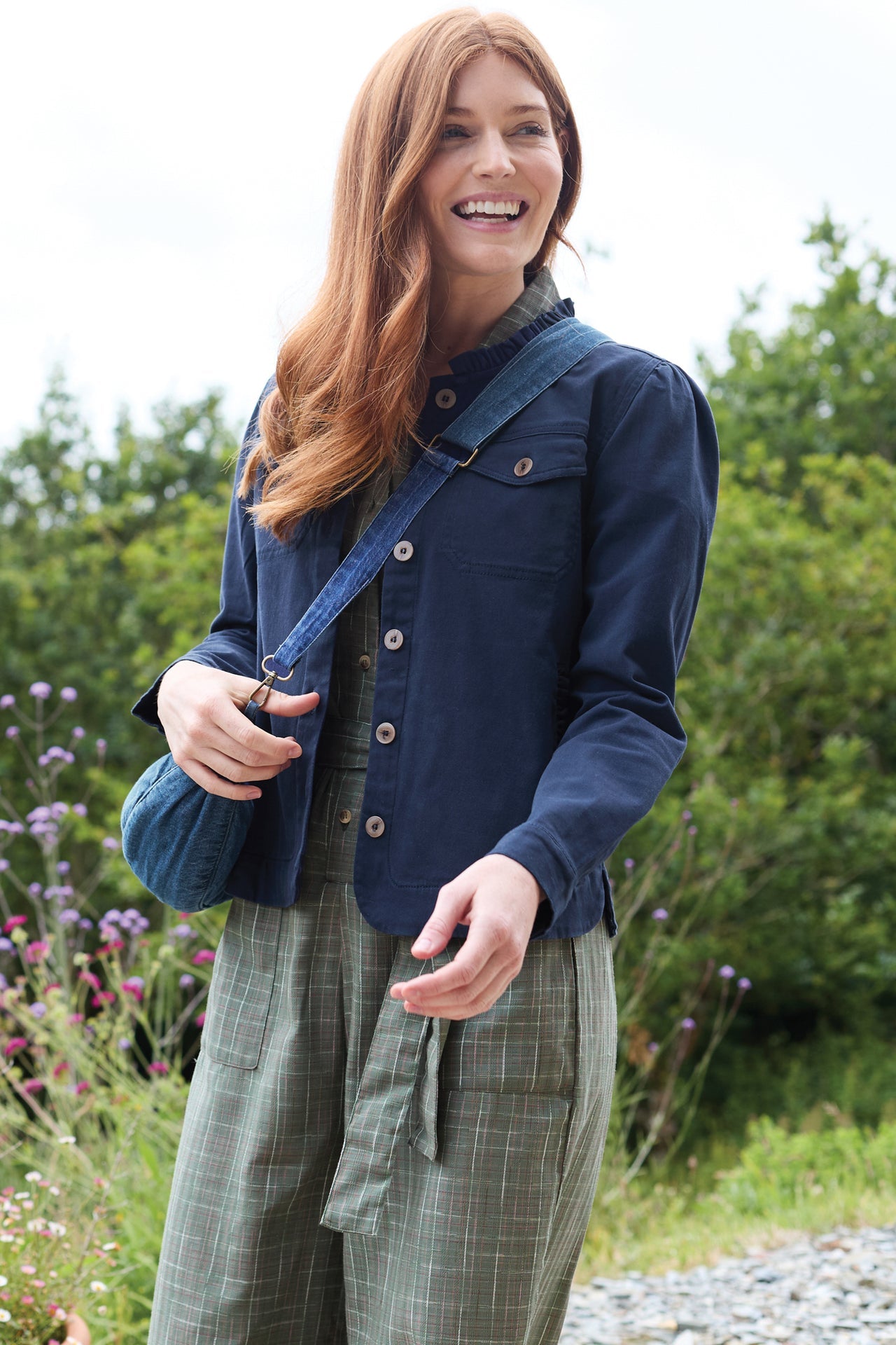 Lily & Me Seren Jacket in Navy