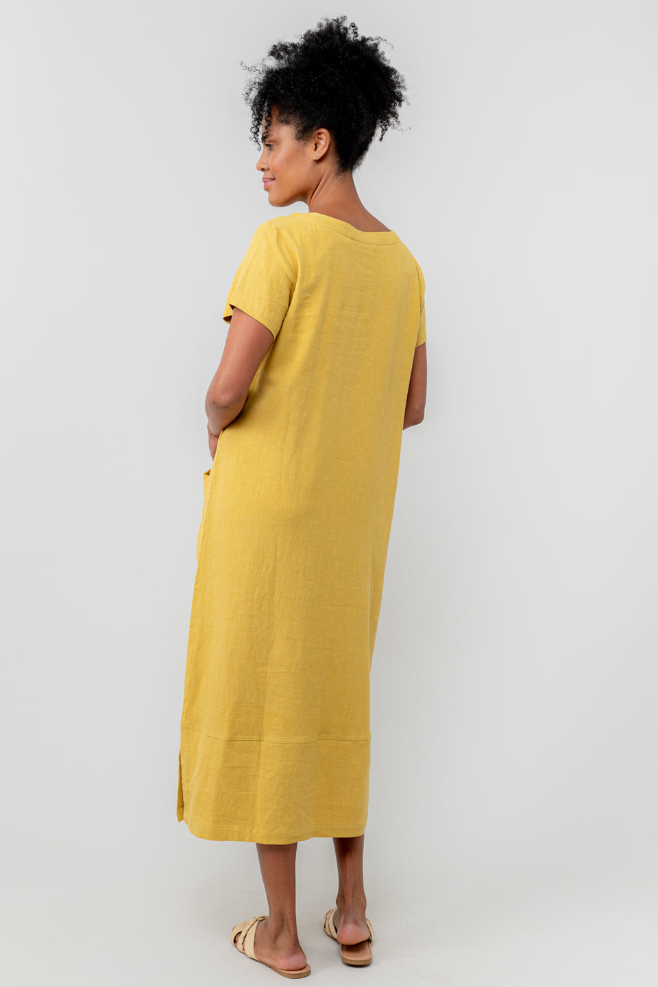 Lily & Me Summer Breeze Dress in Ochre
