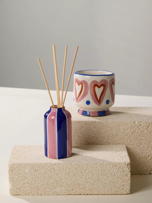 Paddywax Hearts Rosewood & Vanilla Diffuser