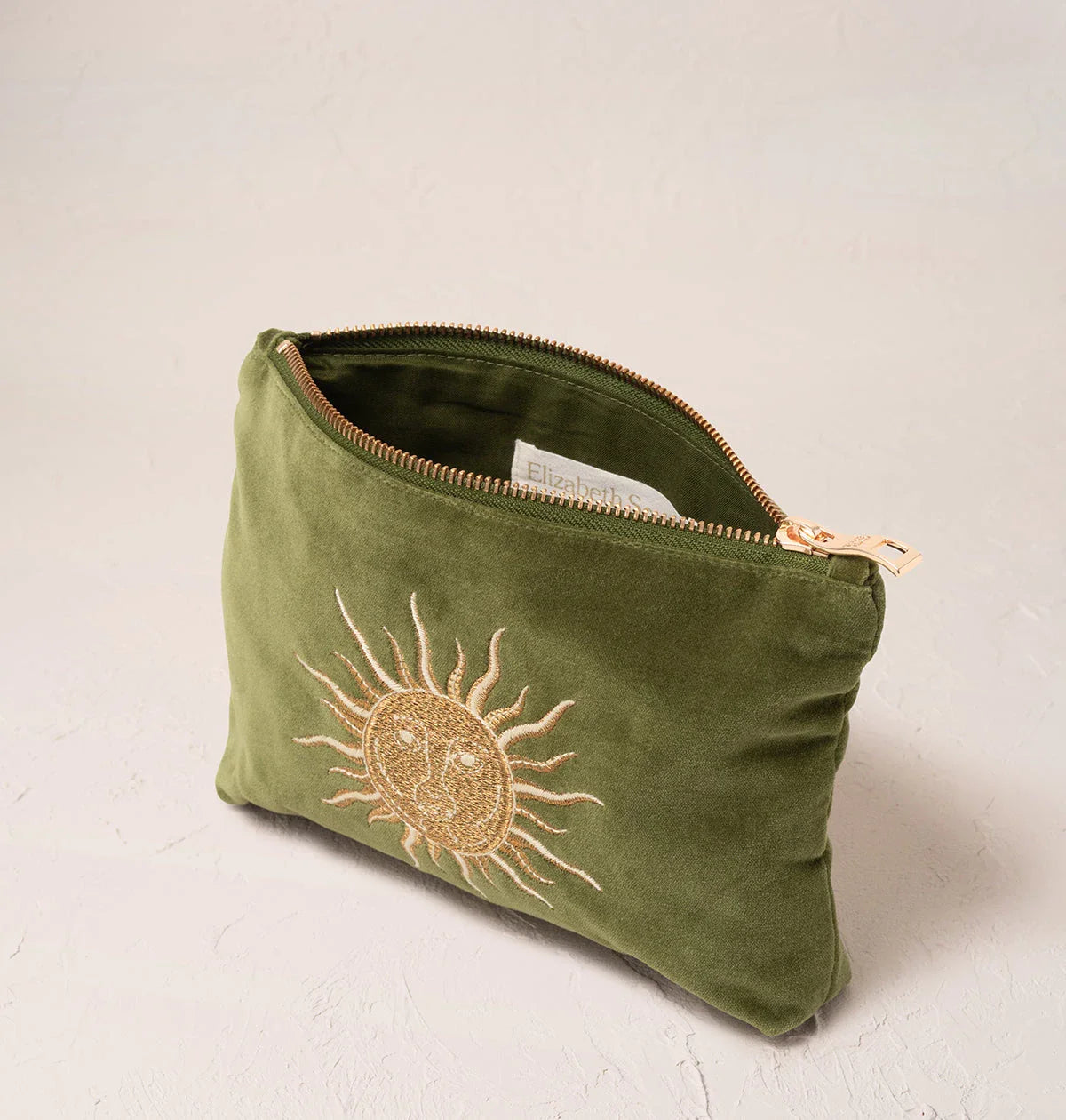 Sun Goddess Mini Pouch Fern Green