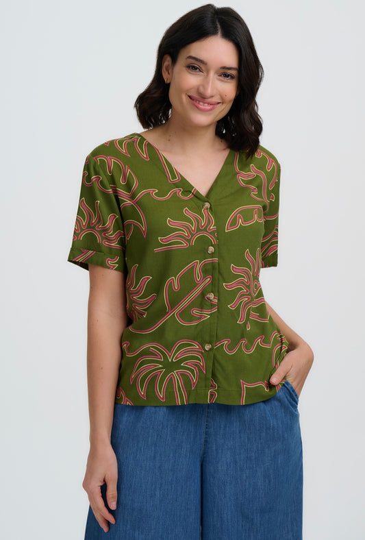 Sugarhill Brighton Hatty Tropical Shirt