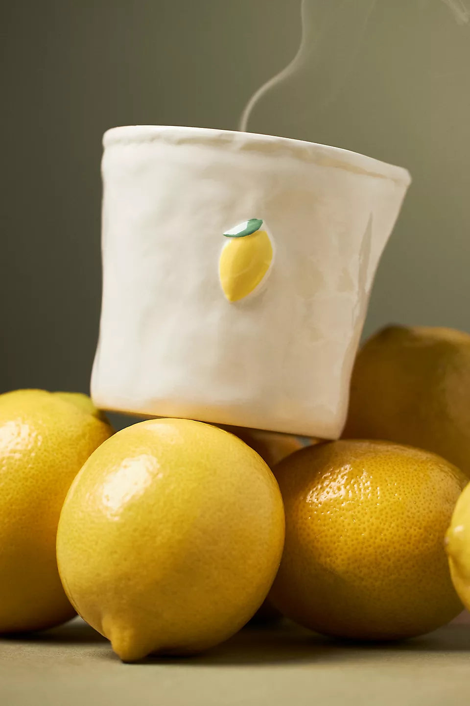 Paddywax Bistro Meyer Lemon Ceramic Soy Candle