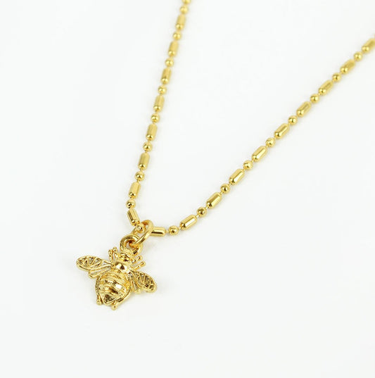 My Doris Gold Bee Necklace
