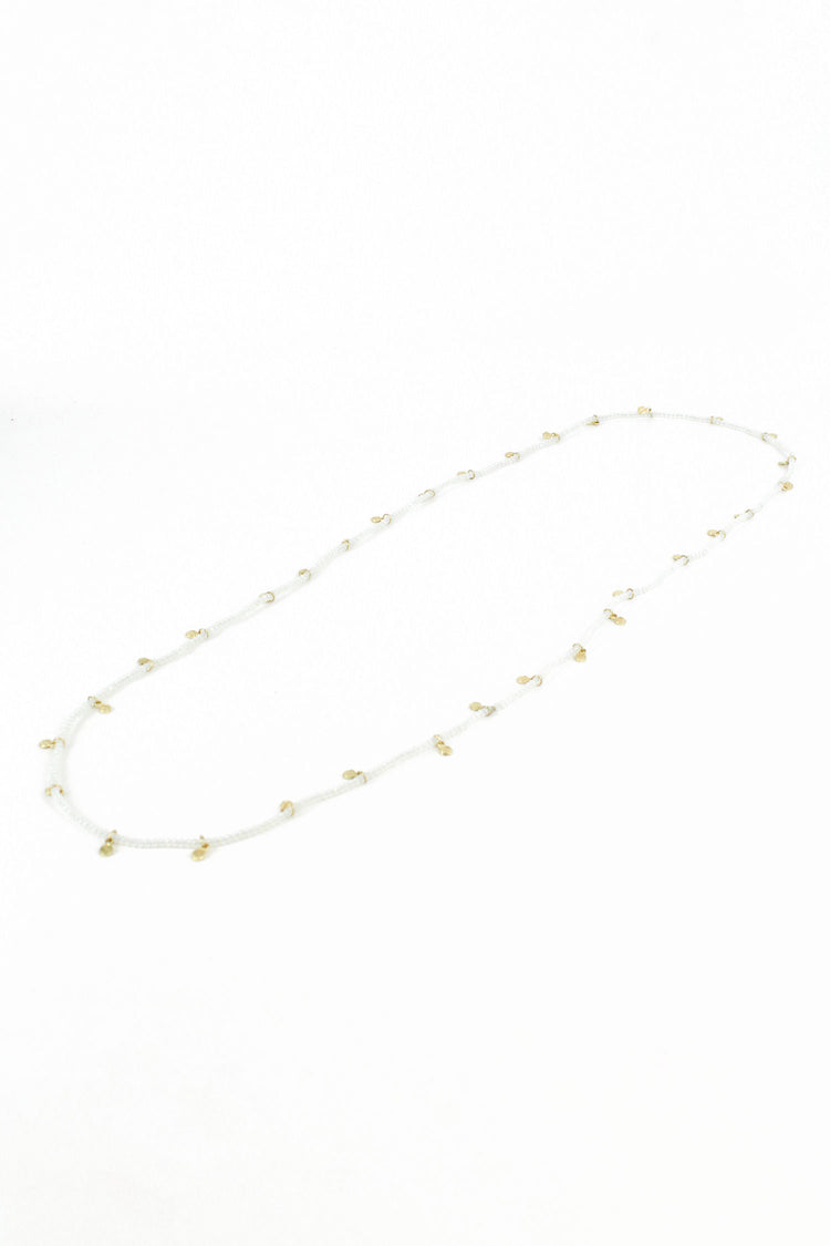 My Doris Long Gold & Bead Necklace