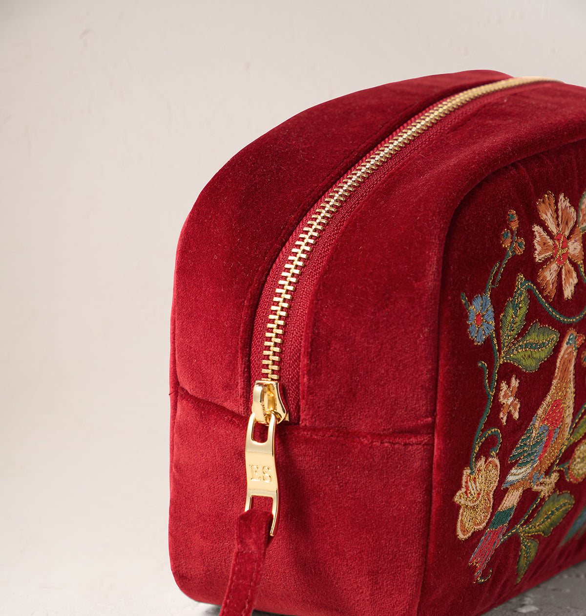 Botanical Birds Makeup Bag