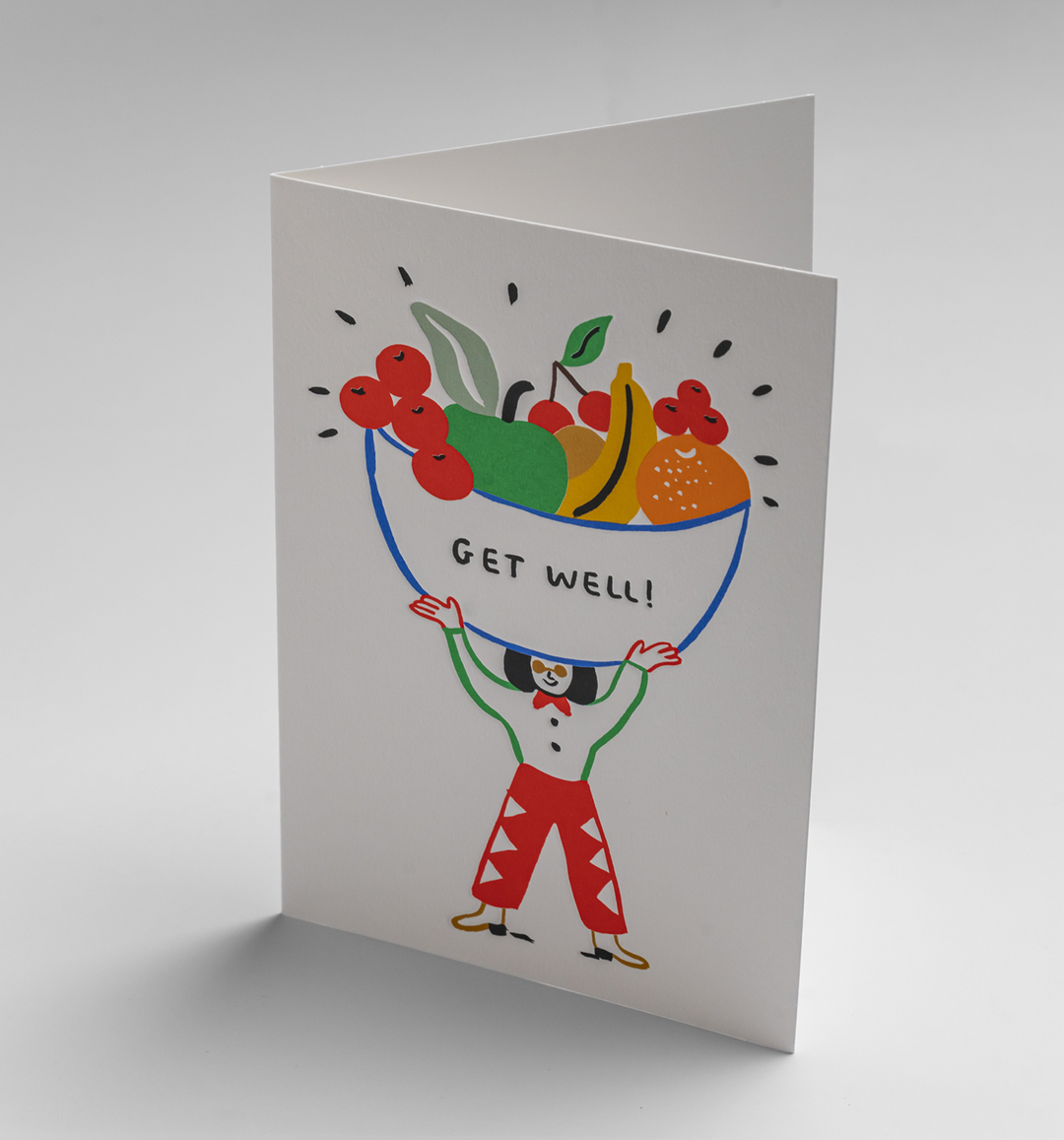 Get Well Fruit Bowl Card
