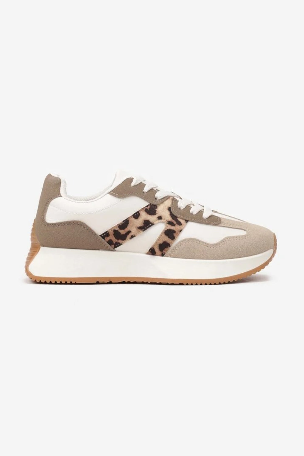 Emma Leopard Print Trainers