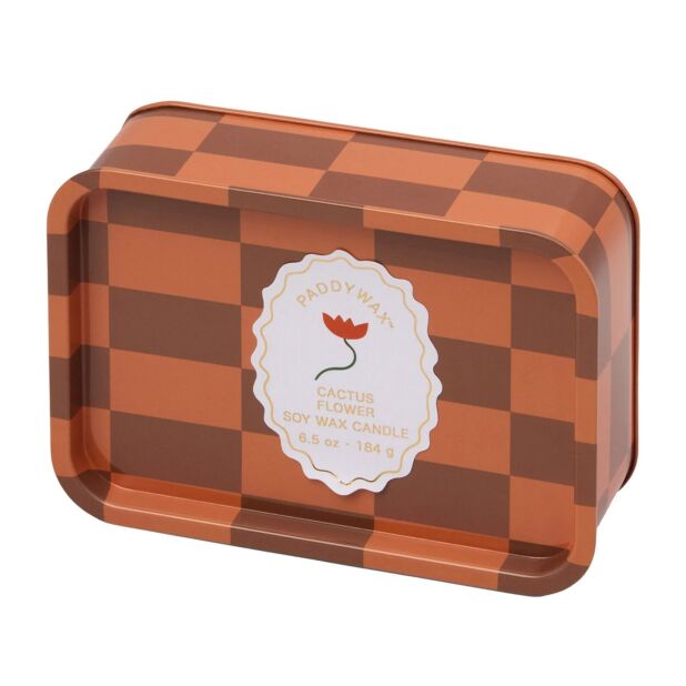Paddywax Cactus flower Tin Soy Candle