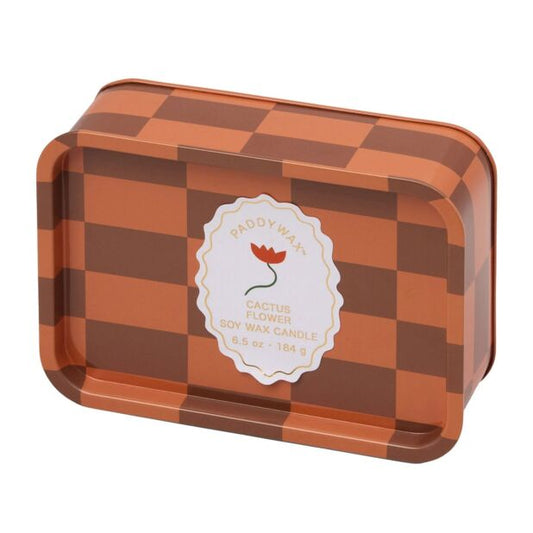 Paddywax Cactus flower Tin Soy Candle