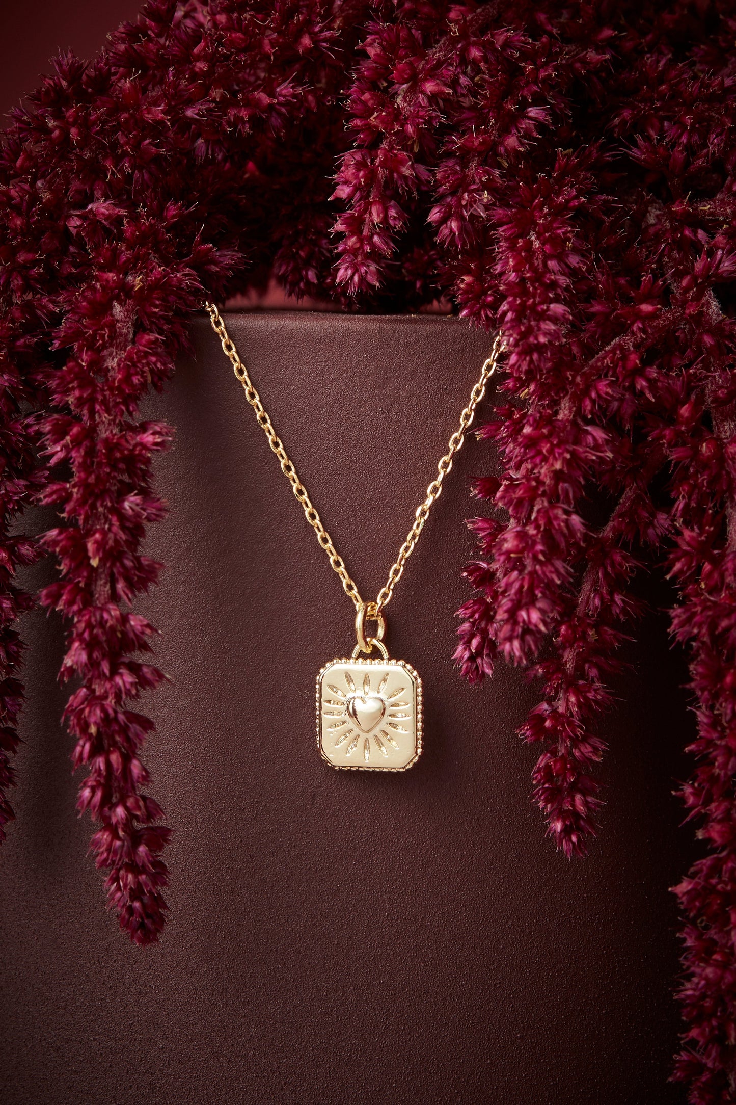 Estella Bartlett Heart Tablet Necklace