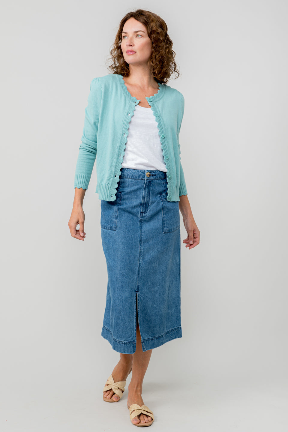 Lily & Me Penrose Denim Skirt
