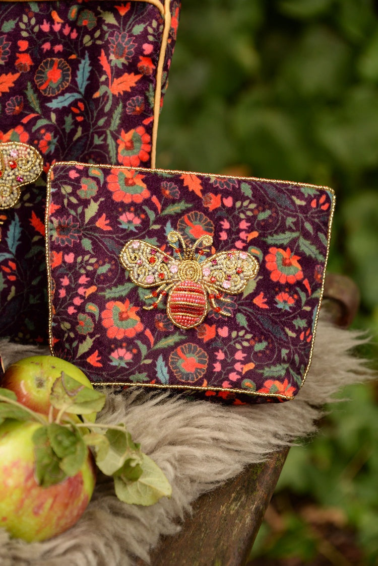 My Doris Beaded Bee Small Pouch