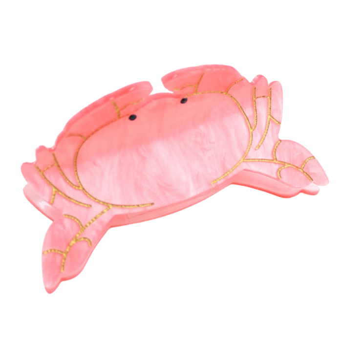 Pink Crab Claw Clip
