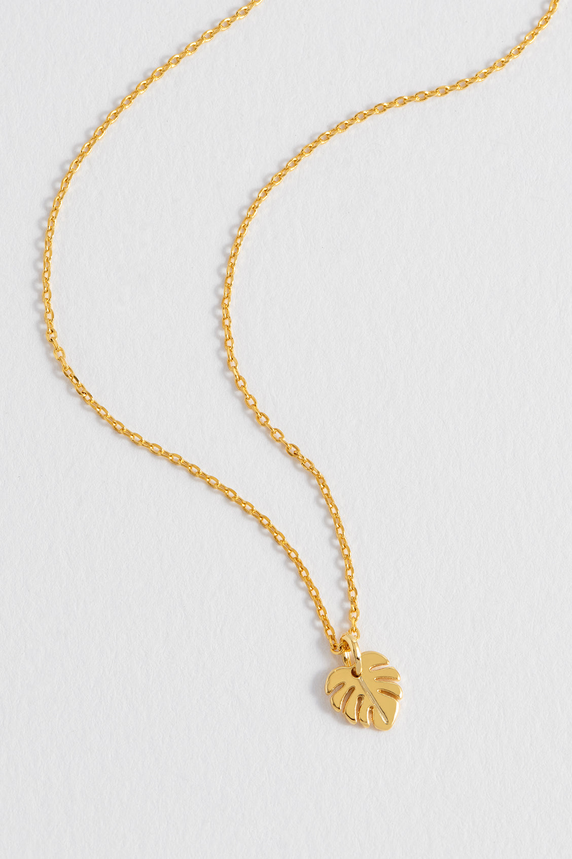 Estella Bartlett Monstera Necklace