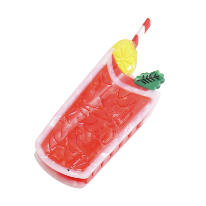 Bloody Mary Cocktail Claw Clip