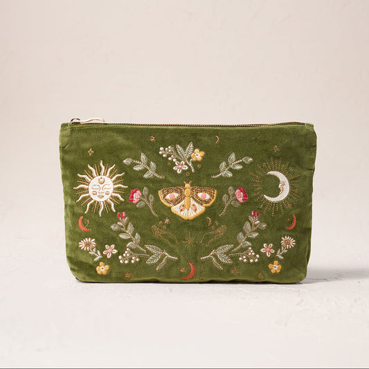 Midnight Mysticism Everyday Pouch in Fern Green