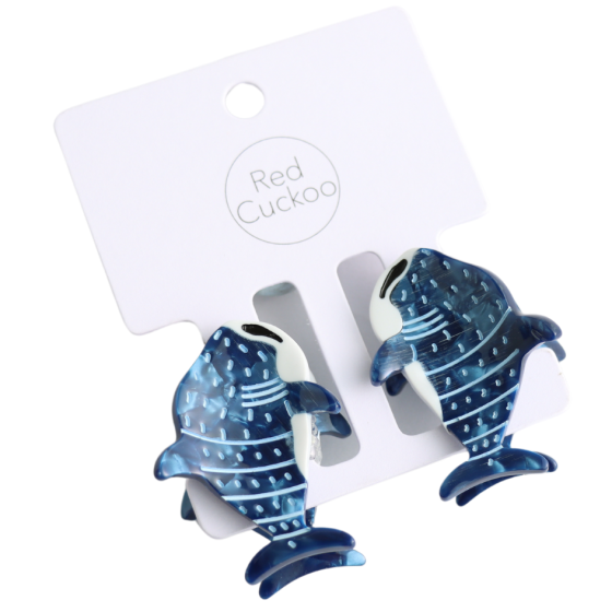 Mini Whale Shark Claw Clips