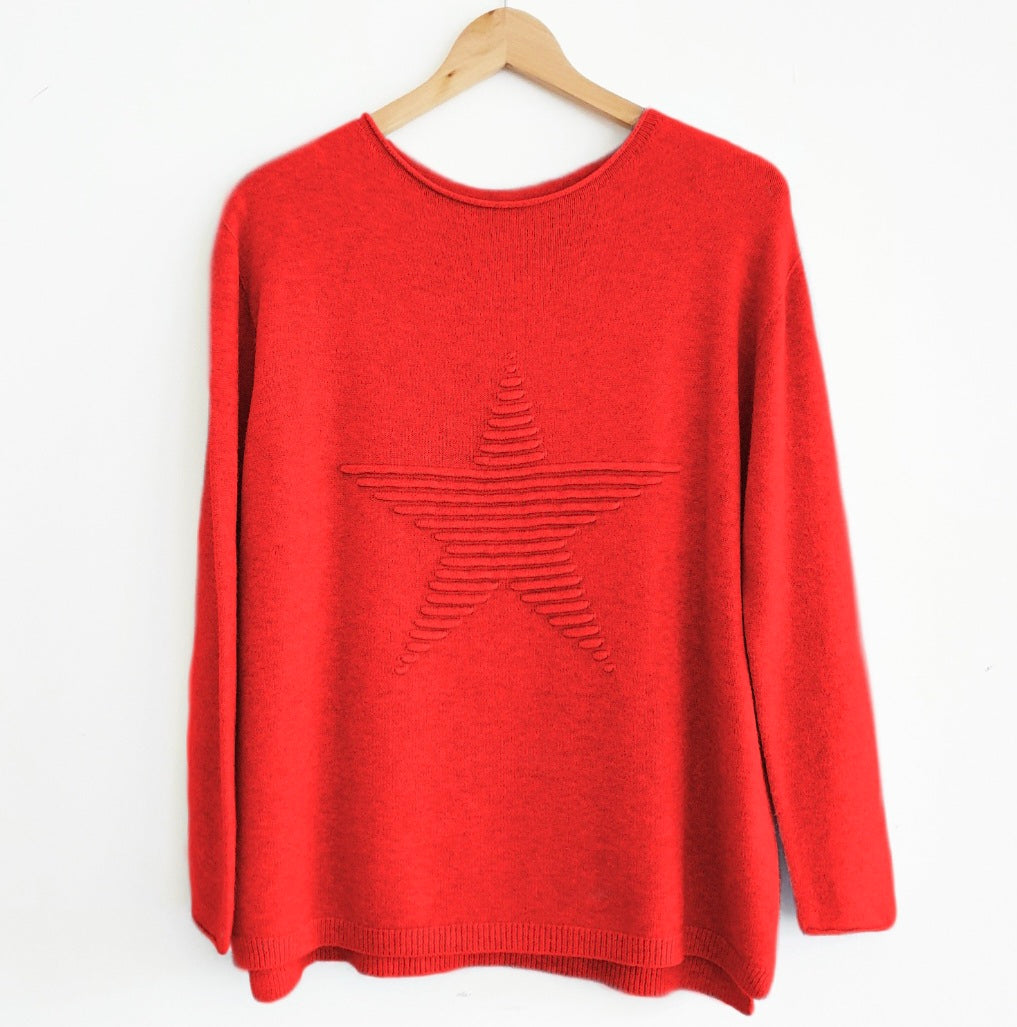 Stella Star Jumper Red