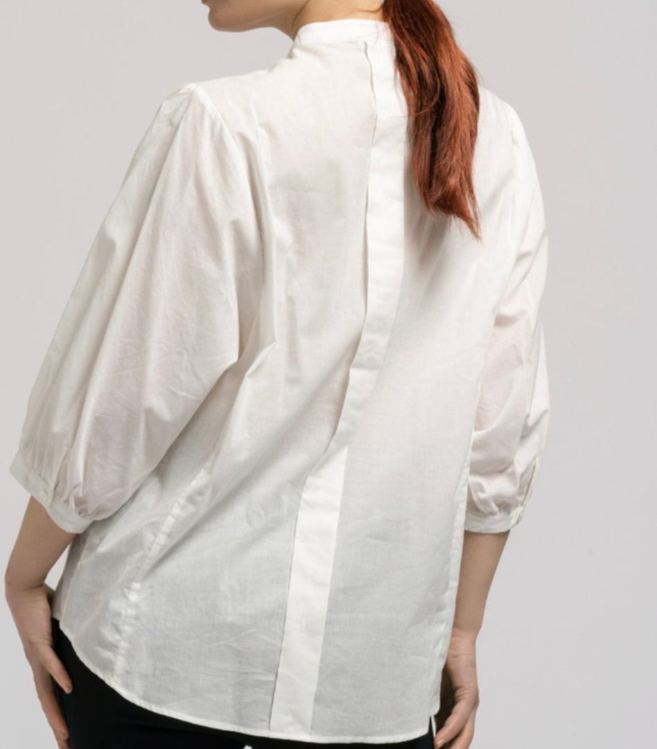 Organic Cotton Balloon Sleeve Shirt