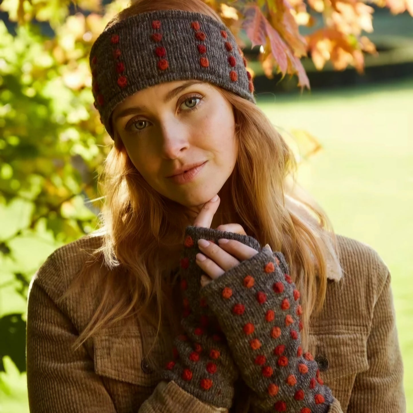 Kew Headband in Bark