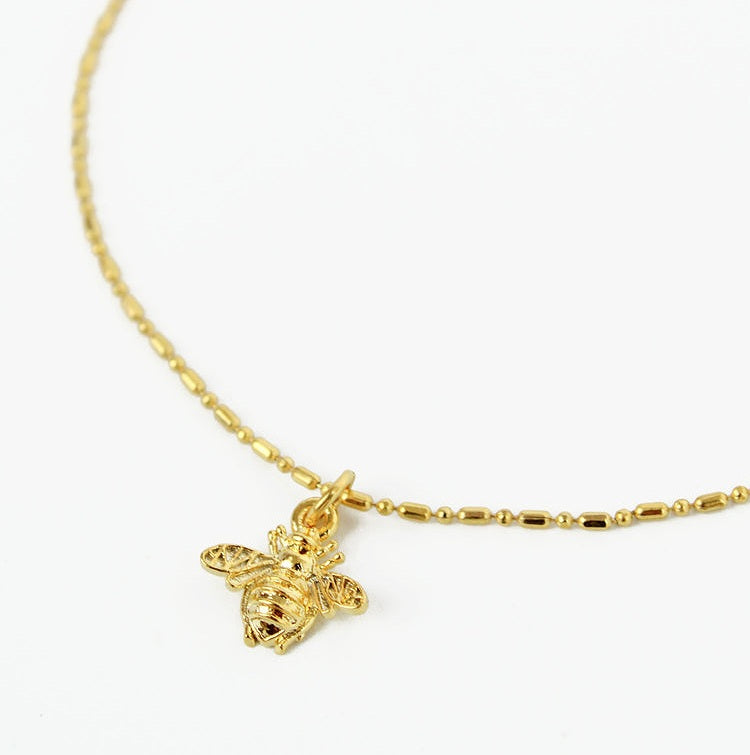 My Doris Gold Bee Necklace