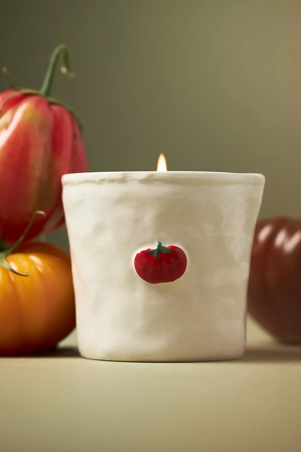 Paddywax Bistro Heirloom Tomato Vine Ceramic Soy Candle