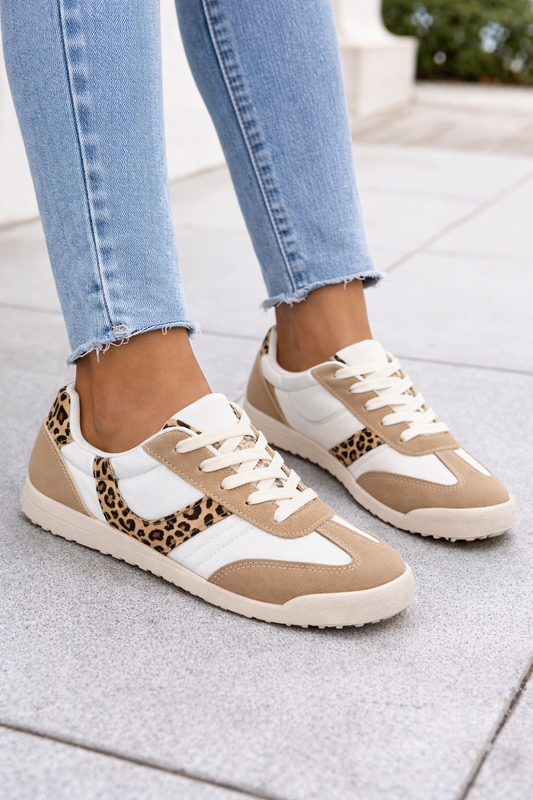 Rio Leopard Print Trainers