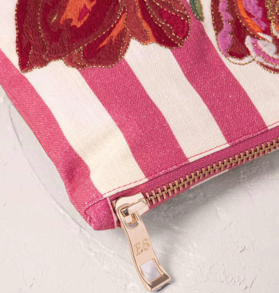 Tulip Stripe Everyday Pouch