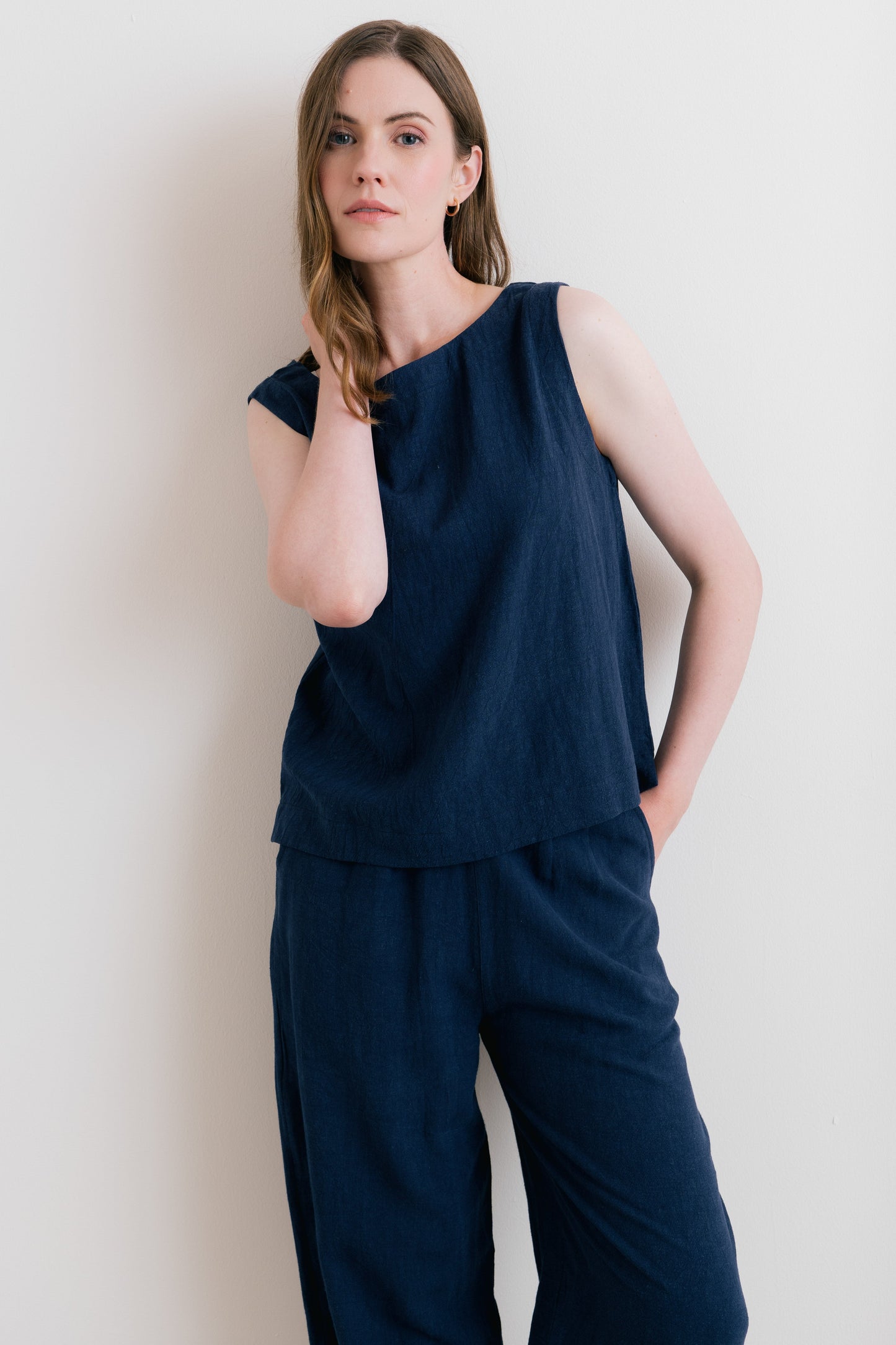 Lily & Me Allium Two Way Vest in Navy