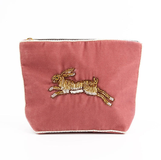 My Doris Golden Hare Small Pouch