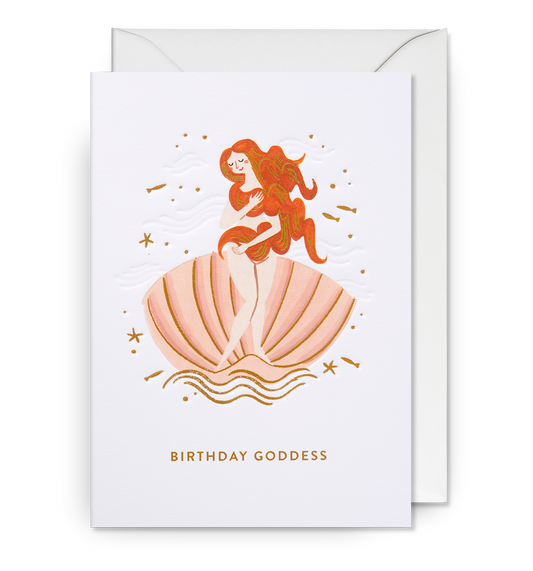 Birthday Goddess Venus Card