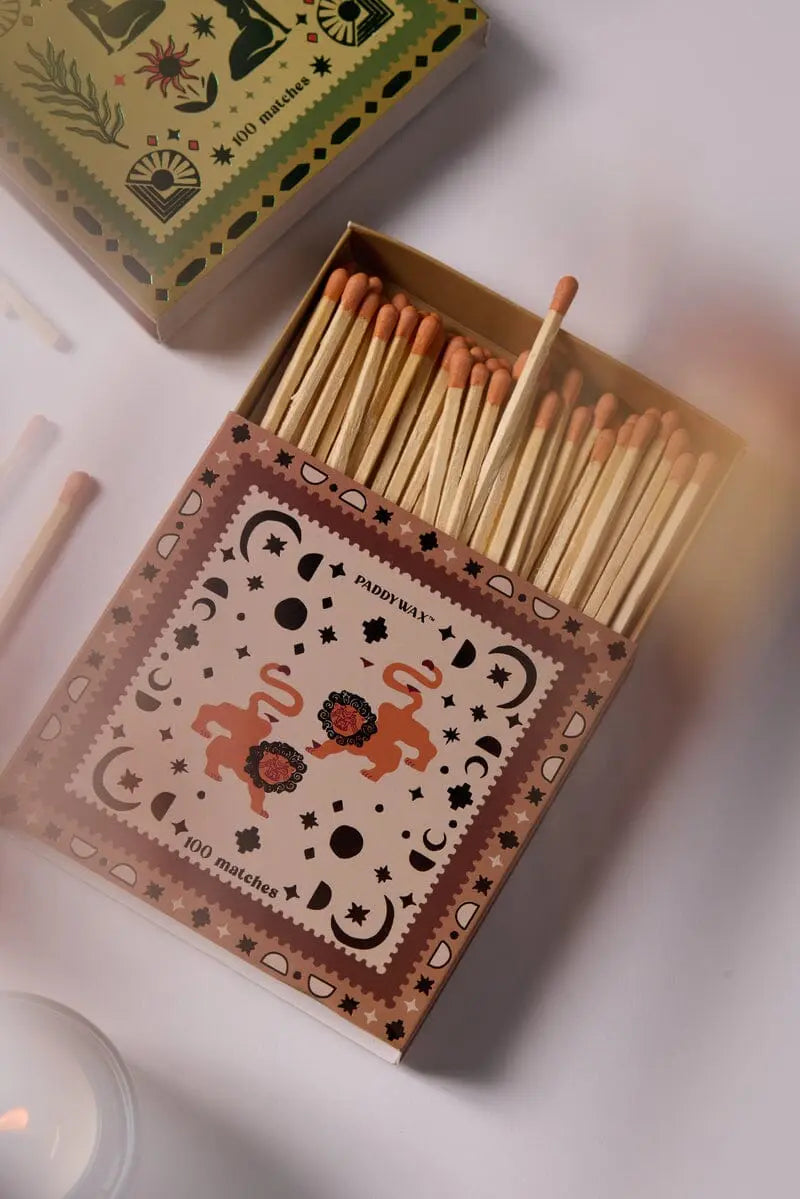 Paddywax Lions Jumbo Boxed Matches