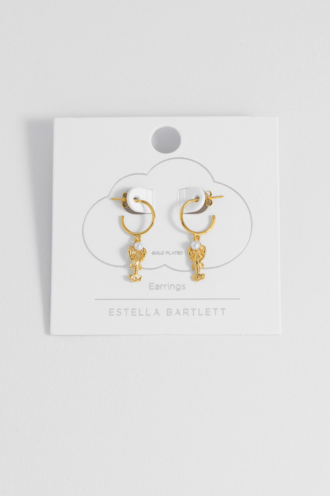 Estella Bartlett Lobster Hoop Earrings